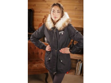 Parka Mega Lyon Penelope, dámska, čierna