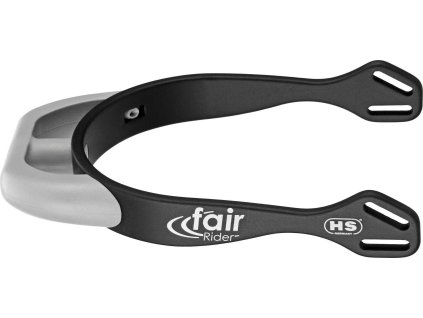Šporne FairRider Sprenger, ploché, 20 mm, black/silver