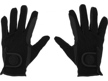 Rukavice jazdecké Filet Equithème, čierne