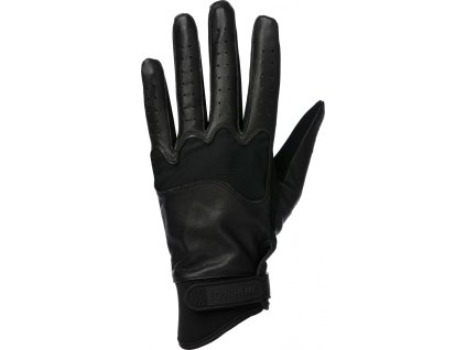 Rukavice Soft Cuir Equithème, čierne
