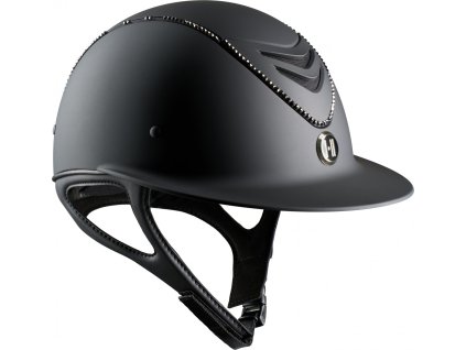 Prilba jazdecká Avancé Lux ONE・K, Swarovski/matt/black