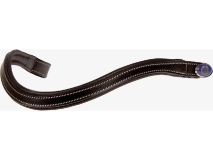 Čelenka U-Shape PS of Sweden, biele prešívanie, hnedá