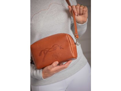 Kabelka Laly Penelope, gold/cognac