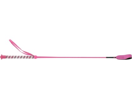 Bič skokový Diamond Whip&Go, 65 cm, fuchsia
