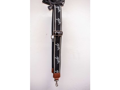 Ramenný popruh na tašky a kabelky Penelope, black/ecru
