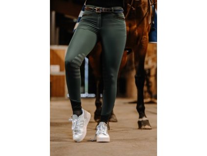 Rajtky Safir Je t'aime Equithème, s gripom na kolenách, dámske, dark green