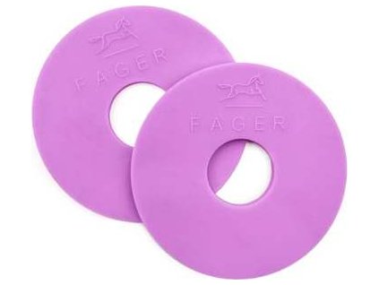 Krúžky na zubadlo Fager, pár, purple