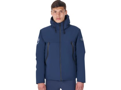 Bunda páperová X Fise Equestro, nepremokavá, pánska, navy blazer