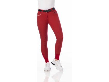 Rajtky Belinda Equithème, s gripom na kolenách, dámske, red