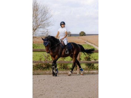 Legíny jazdecké Flora Je t'aime Equithème, s gripom, dámske, biele