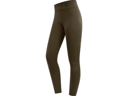 Legíny Ella Glam ELT, s gripom, green brown
