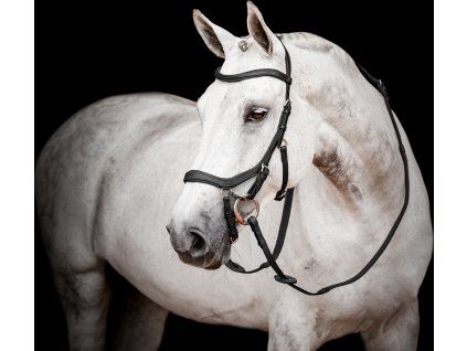 Uzdečka Rambo Micklem Competition 2, čierna (Veľkosť COB/FULL)