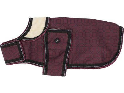 Deka pre psov QHP, 100 g, wine red (Veľkosť 35 cm)