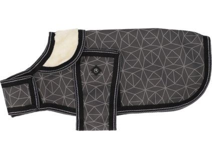 Deka pre psov QHP, 100 g, grey reflective (Veľkosť 35 cm)