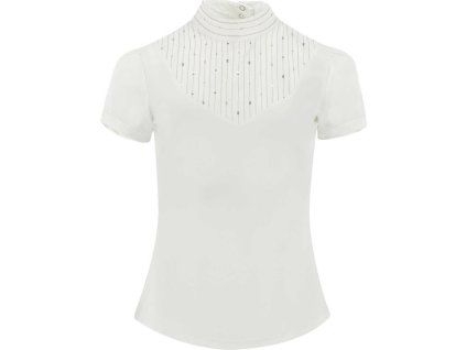 Tričko súťažné Vilamoura Equithème, dámske, biele
