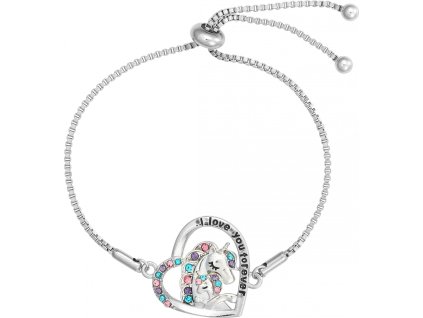 Náramok Unicorn Equipage, silver
