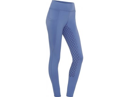 Legíny jazdecké Safina Equipage, s gripom, zimné, dámske, dutch blue