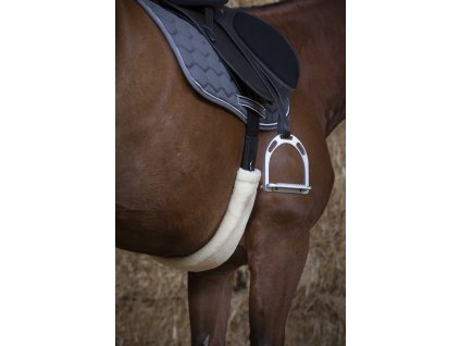 Baranček na podbrušník Teddy Equithème, off white