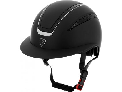 Prilba jazdecká Agris Equithème, black/silver