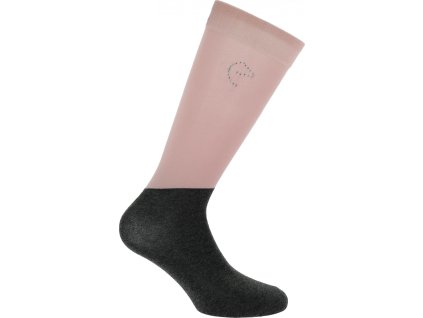 Podkolienky Compet Equithème, pár, dusty pink/anthracite