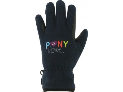 Rukavice Pony Love Equi-Kids, zimné, detské, navy