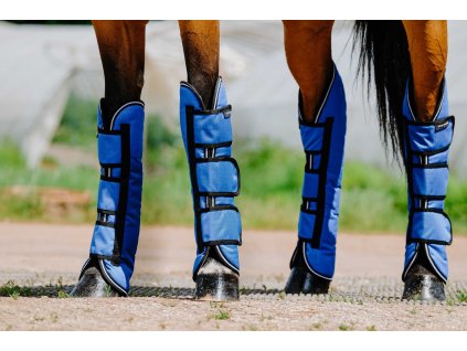 Chrániče prepravné Tyrex Equithème, 4 ks, royal blue