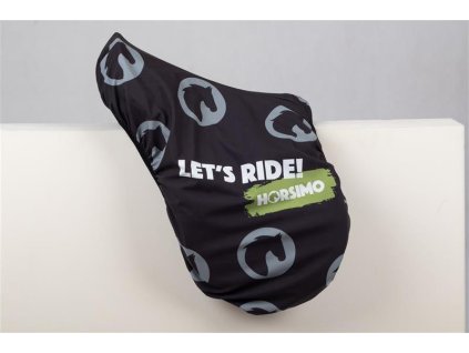 Obal na sedlo Let’s Ride HORSIMO, čierny