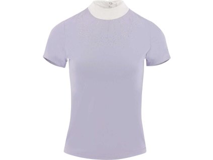 Tričko súťažné London Equithème, detské, purple