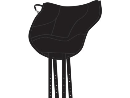 Pad jazdecký Velika HorseGuard, FULL, čierny