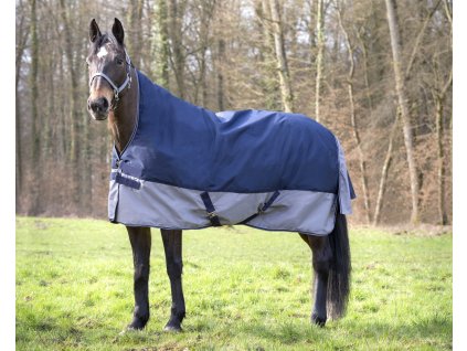 Deka výbehová Tyrex Equithème, s vyšším krkom, 300 g, navy/grey
