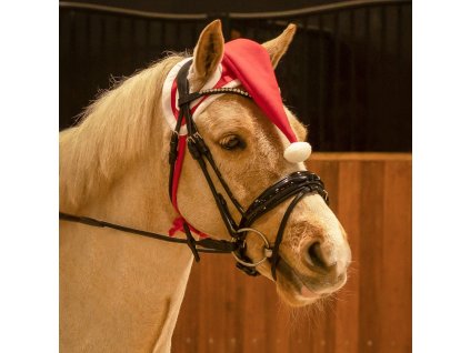 Ušaňa vianočná QHP, red/white