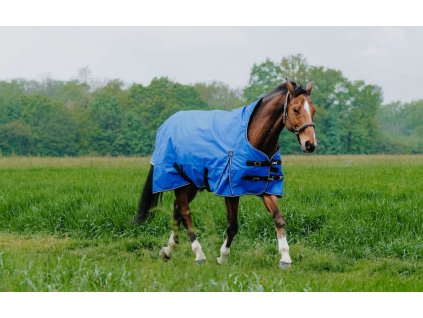 Deka výbehová Tyrex Aisance Equithème, s vyšším krkom, 150 g, royal blue