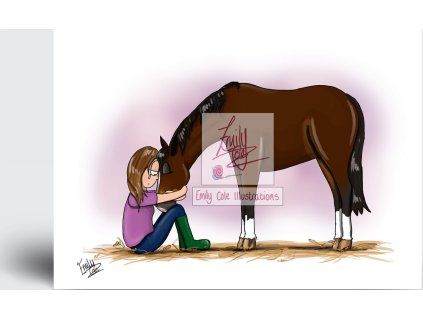 im here greeting card