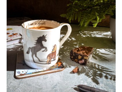 Hrnček 'Believe in yourself' od Emily Cole, flaxen