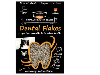 Vločky pre psov Q-Chefs, dentálne, 90 g