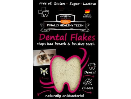 Vločky pre mačky Q-Chefs, dentálne, 80 g
