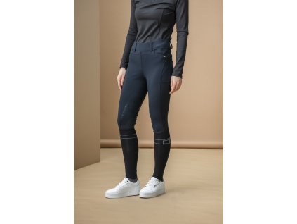 Rajtky jazdecké Fina AA, s gripom, zimné, dámske, core black