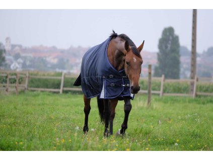 Deka výbehová Tyrex Equithème, s krkom, 220 g, navy