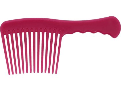 Hrebeň plastový na hrivu Soft Hippotonic, fuchsia