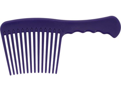 Hrebeň plastový na hrivu Soft Hippotonic, purple