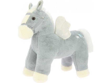 Koník jazdecký Ailes Equi-Kids, plyšový, grey