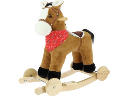 Koník hojdací Cowboy Equi-Kids, svetlohnedý