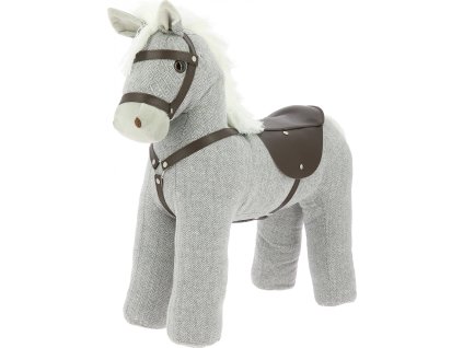 Koník jazdecký Equi-Kids, plyšový, chiné grey