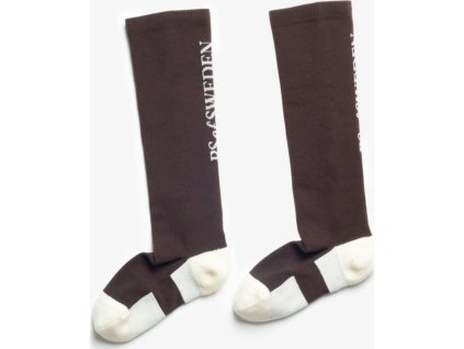 Podkolienky jazdecké Lisa PS of Sweden, 2 páry, choclate chip