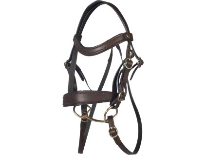 Uzdečka pre Hobby Horse Basic HKM, hnedá