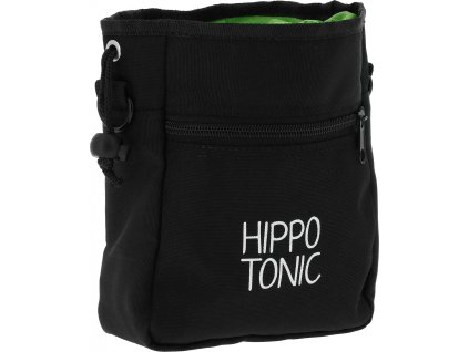 Taška na pamlsky Hippotonic, so zipsom, čierna