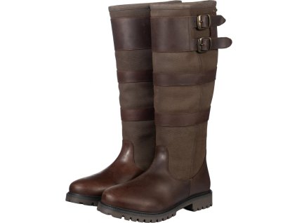 Čižmy Belmond II HKM, zimné, dámske, tmavohnedé