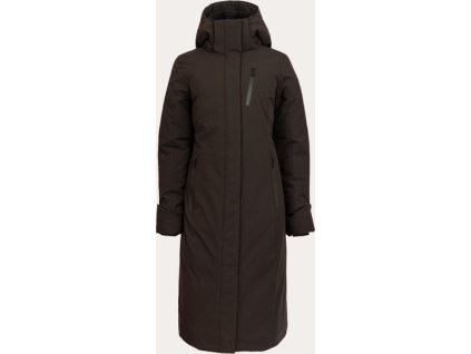 Kabát zimný jazdecký Rime 2.0 UHIP, dámsky, ash brown