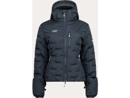 Bunda jazdecká Ice UHIP, dámska, zimná, blue graphite grey