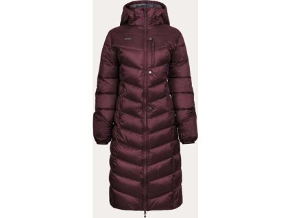 Kabát zimný jazdecký Nordic UHIP, dámsky, fig burgundy